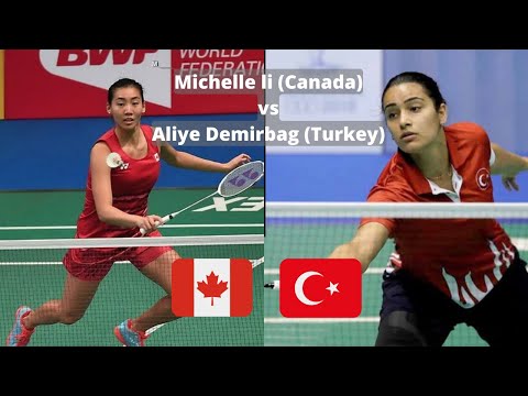 Full Match Highlights Li Michelle (Can) vs Aliye Demirbag (Tur)