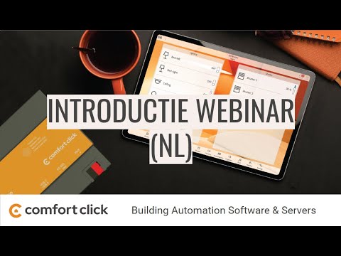 ComfortClick KNX software & servers: Introductie Webinar (Nederlands/Dutch)
