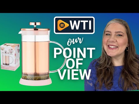 Pinky Up Riley Mini Glass Tea Press Pot - WTI product video review