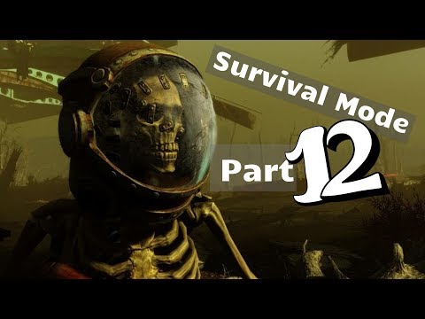 FALLOUT 4: SURVIVAL MODE Let's Play Part 12 (PC Gameplay Walkthrough)