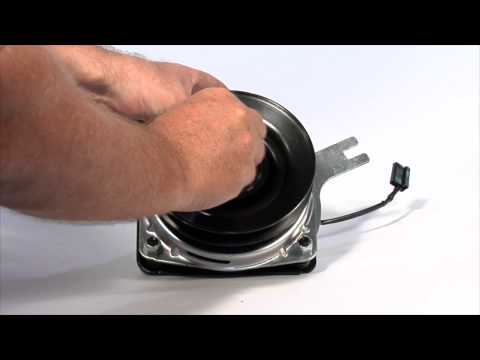 Electric clutch installation (PTO) for mowers