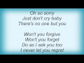 Madeleine Peyroux - Don't Cry Baby Lyrics