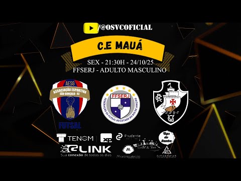 AESG X VASCO - FFSERJ - ADULTO MASCULINO - 24/10/25 - AO VIVO