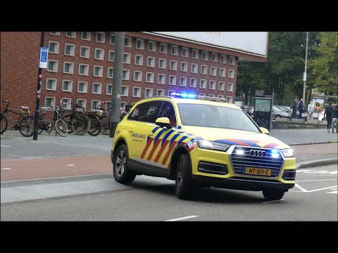 A1 13-901 MMT Voertuig met spoed naar een melding in Amsterdam