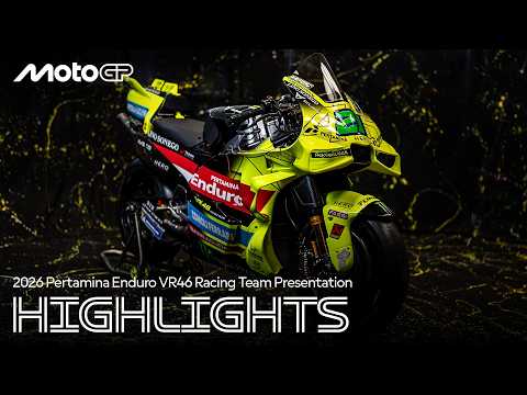 HIGHLIGHTS 🌓 2026 Pertamina Enduro VR46 Racing Team Presentation
