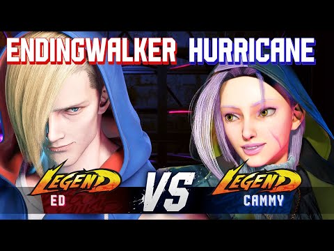 SF6 ▰ ENDINGWALKER (Ed) vs HURRICANE (Cammy) ▰ High Level Gameplay