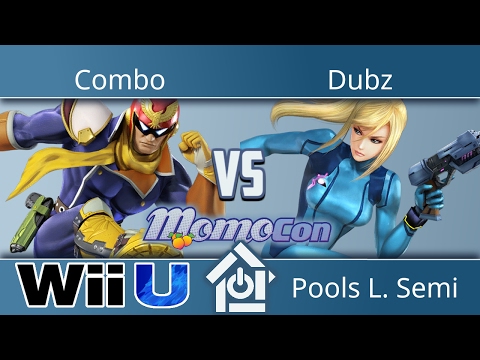 Momocon 2017 - Combo (Captain Falcon) vs Dubz (Zero Suit Samus) - Smash 4 Pools L. Semi