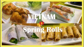 【ホーチミングルメ】ベトナムの春巻きを食べ比べしてみた！【Ho Chi Minh】