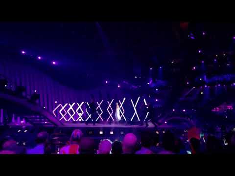 Eurovision man jumps on stage during performance - Surie - Storm