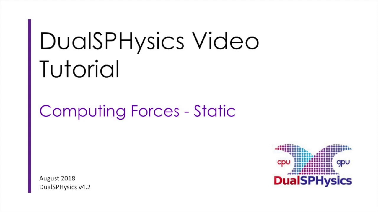 DualSPHysics Computing Forces on Static Object