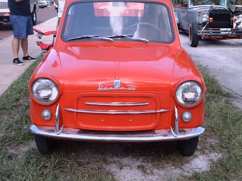 Thumbnail for 1958 Vespa Microcar Red Longwood071115 by Car, Microcar