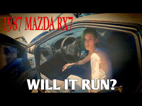 WE RESCUE A 1987 MAZDA RX7 FROM THE WOODS? WILL IT LIVE?