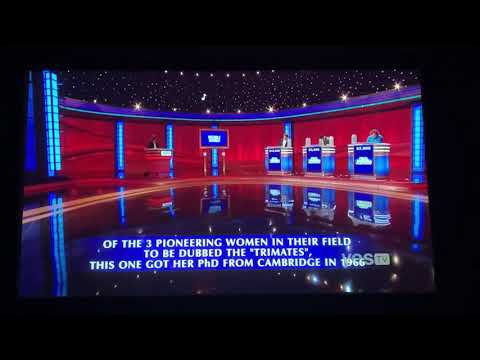 Final Jeopardy, “Notable Women” - Jonathan Fisher Day 11 (10/25/21)