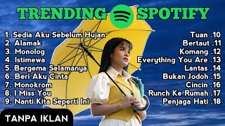 Download lagu TOP TRENDING SPOTIFY 2025 - LaguGalau Favorit Pendengar |idgitaf SediaAku Sebelum Hujan Viral mp3