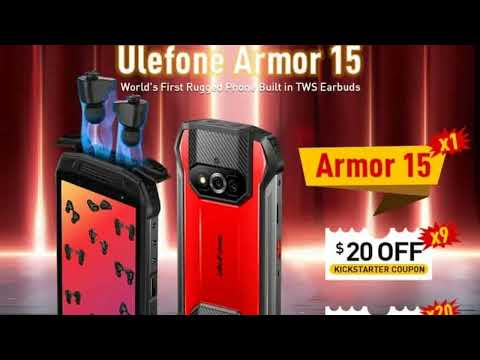 Ulefone Armor 15: World Leading Rugged Phone Built In TWS Earbuds #ulefone #ruggedpgone