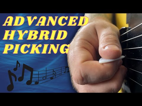 Advanced Hybrid Picking Guitar Lesson - Finger Independence & Rolls