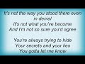 Texas - Cry Lyrics
