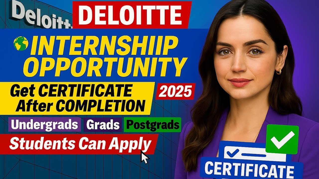 Deloitte Free Online Internship 2025 I Free Certificate🔥 | Anyone Can Apply | All year #internship