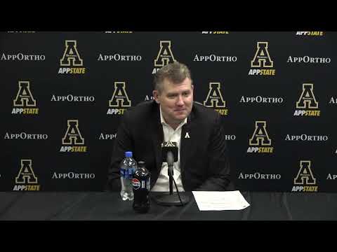 MBB: Watch App State's Postgame Press Conference After its 65-57 win over South Alabama