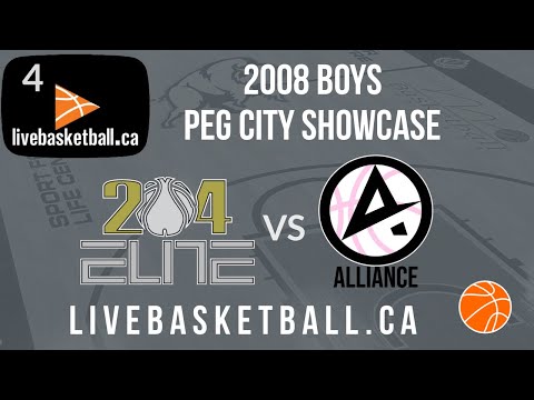 Peg City Showcase -  2008 204 Elite Boys vs 2008 Winnipeg Alliance Boys