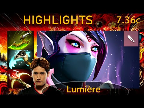 💰 7.36c Lumière Templar Assassin |KDA - 32 KP - 66%| 900+ GPM! Carry Highlights - Dota 2 Top