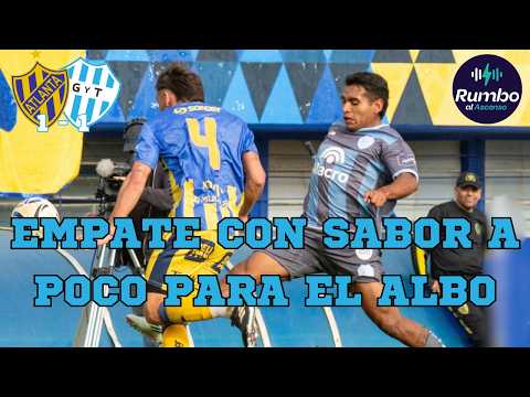 Video: EL ALBO EMPATÓ DE VISITANTE