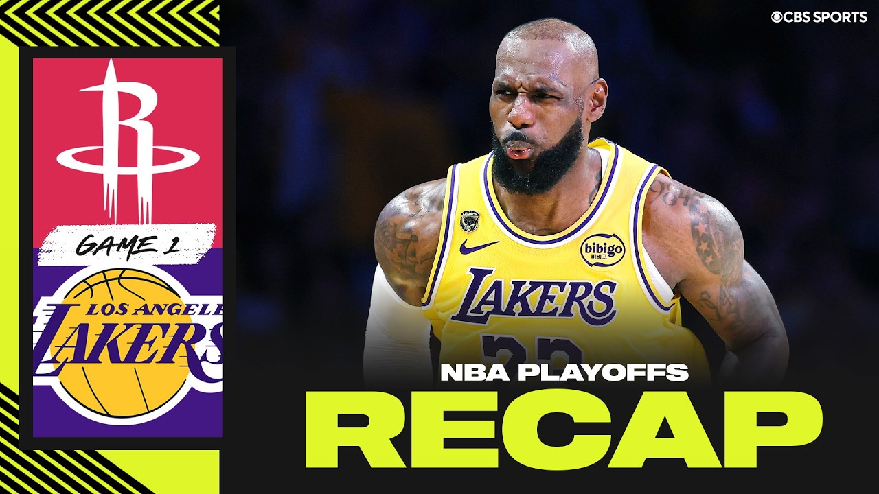 LeBron James leads Lakers past Rockets in Game 1 | 2026 NBA Playoffs