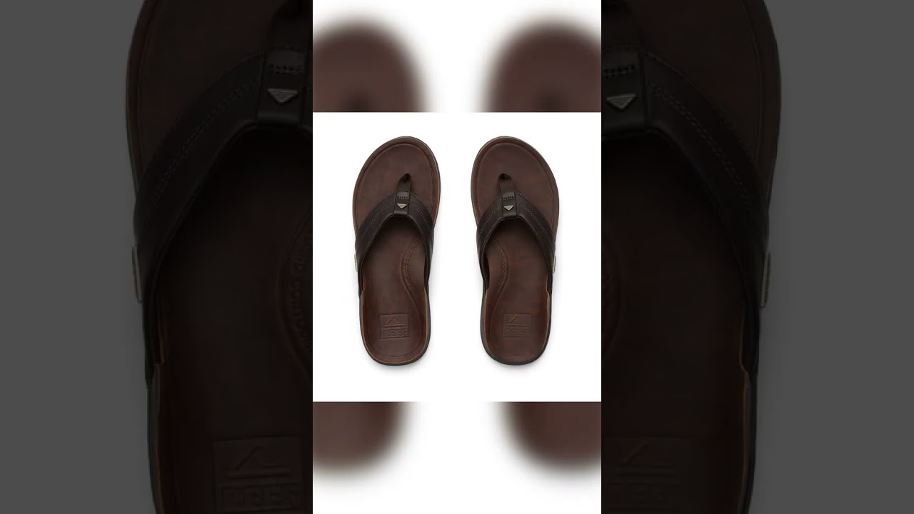 Watch Reef Leather Offshore Men's Sandals | Comfortable Flip Flops for Everyday Wear video