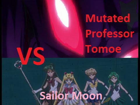 Sailor Moon Crystal Season 3 Act. 35 - Sailor Moon vs Mutated Professor Tomoe HD