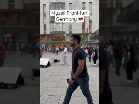 The Zeil is a street in the city centre of Frankfurt, Germany. #europetravel #europetraveladvice