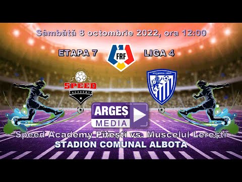 ACS Speed Academy Piteşti vs. AFCS Muscelul Lereşti