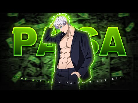 💸Paisa - gojo AMV/EDIT [jujutsu kaisen ] #jujutsukaisen