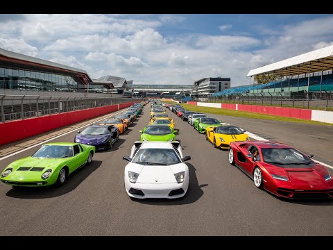 Thumbnail for Lamborghini 60th Anniversary at Silverstone by Lamborghini, Lamborghini Revuelto, Onvo, rall, Sports car, rally, Car