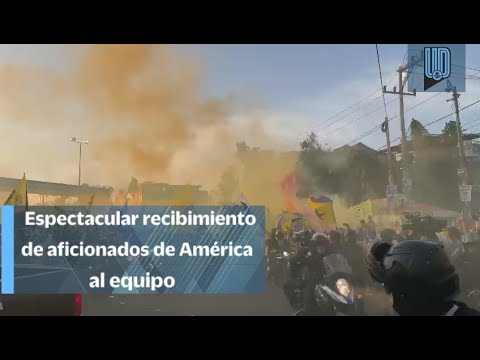 "¡Espectacular recibimiento! " Barra: Ritual Del Kaoz &bull; Club: América