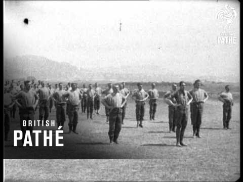 Swedish Drill By West Lancashire Regiment (1914-1918)