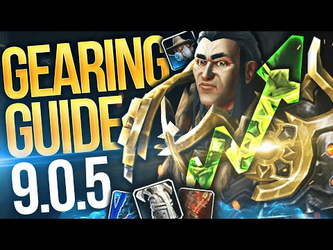 Fresh Alt To iLvl 220+ CHAMP! Shadowlands 9.0.5 Gearing Guide: BIG Time Saving Tips + MORE