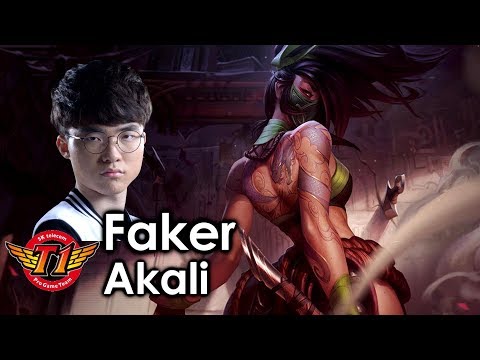 Faker picks Akali