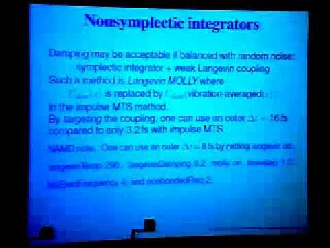 TCBG Summer School 2003: Numerical Algorithms - Force Evaluation, Integrators, and Propagators