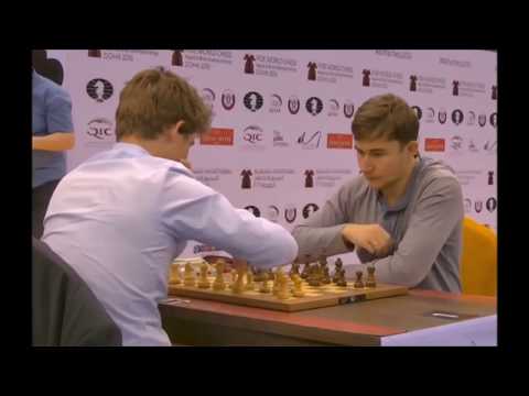 GM Carlsen (Norway) - GM Karjakin (Russia)  "5 min Series"