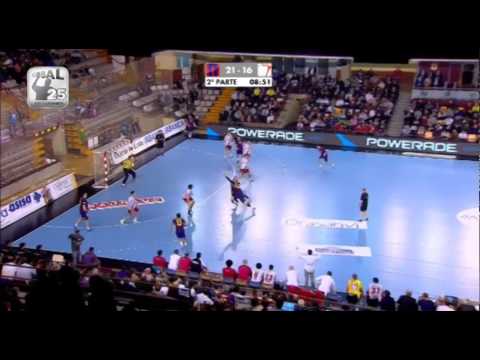 XXV Copa ASOBAL: 2ª Semifinal: F.C. Barcelona - NaturHouse La Rioja 35 - 25