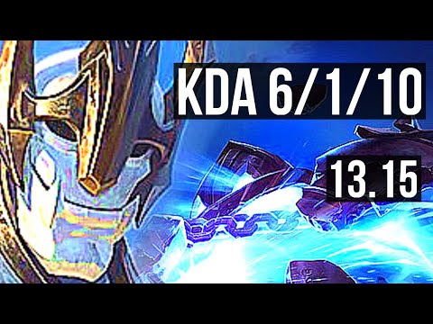GALIO vs XERATH (MID) | 6/1/10, 1900+ games, 1.3M mastery, Dominating | KR Challenger | 13.15