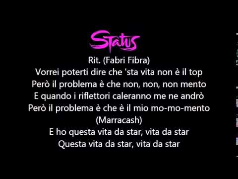 MARRACASH - Vita da star ft  Fabri Fibra [2015] [TESTO]