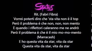 MARRACASH - Vita da star ft  Fabri Fibra [2015] [TESTO]