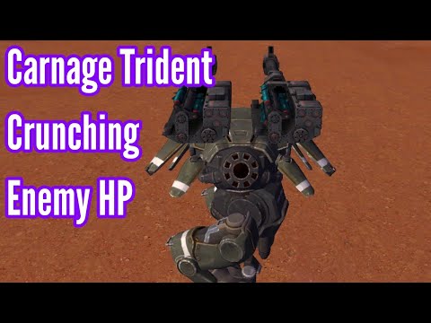 War Robots The Carnage Trident Massive HP Eater Canyon Gameplay