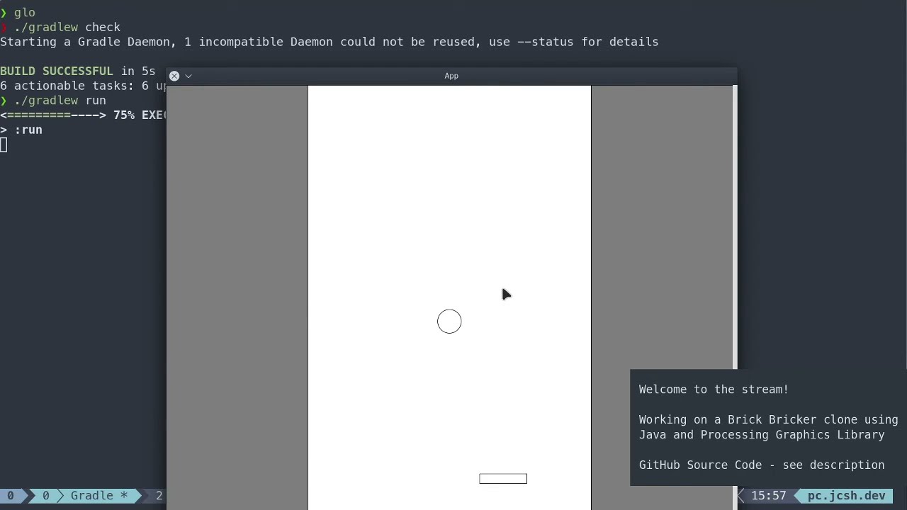 Creating a Game Manager Class - Brick Breaker Clone with Java & Processing