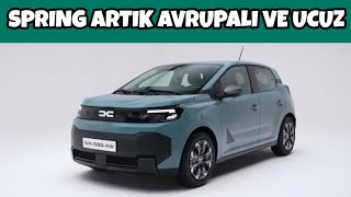 ÇOK UCUZA ELEKTRİKLİ OTOMOBİL YENİ DACIA SPRING TANITILDI