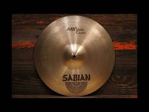 SOLD - Sabian 17" AAX Stage Crash Cymbal - 1294g