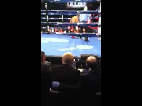 Semajay Thomas' 4th pro fight... KNOCKOUT IN THE FIRST ROUN