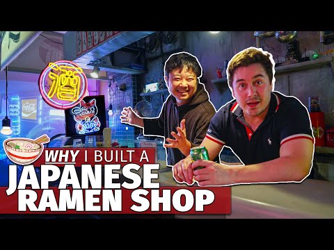 我在公寓裡開了一家日本拉麵店 | STUDIO之旅 (I Built a Japanese RAMEN Shop in My Apartment | STUDIO Tour)