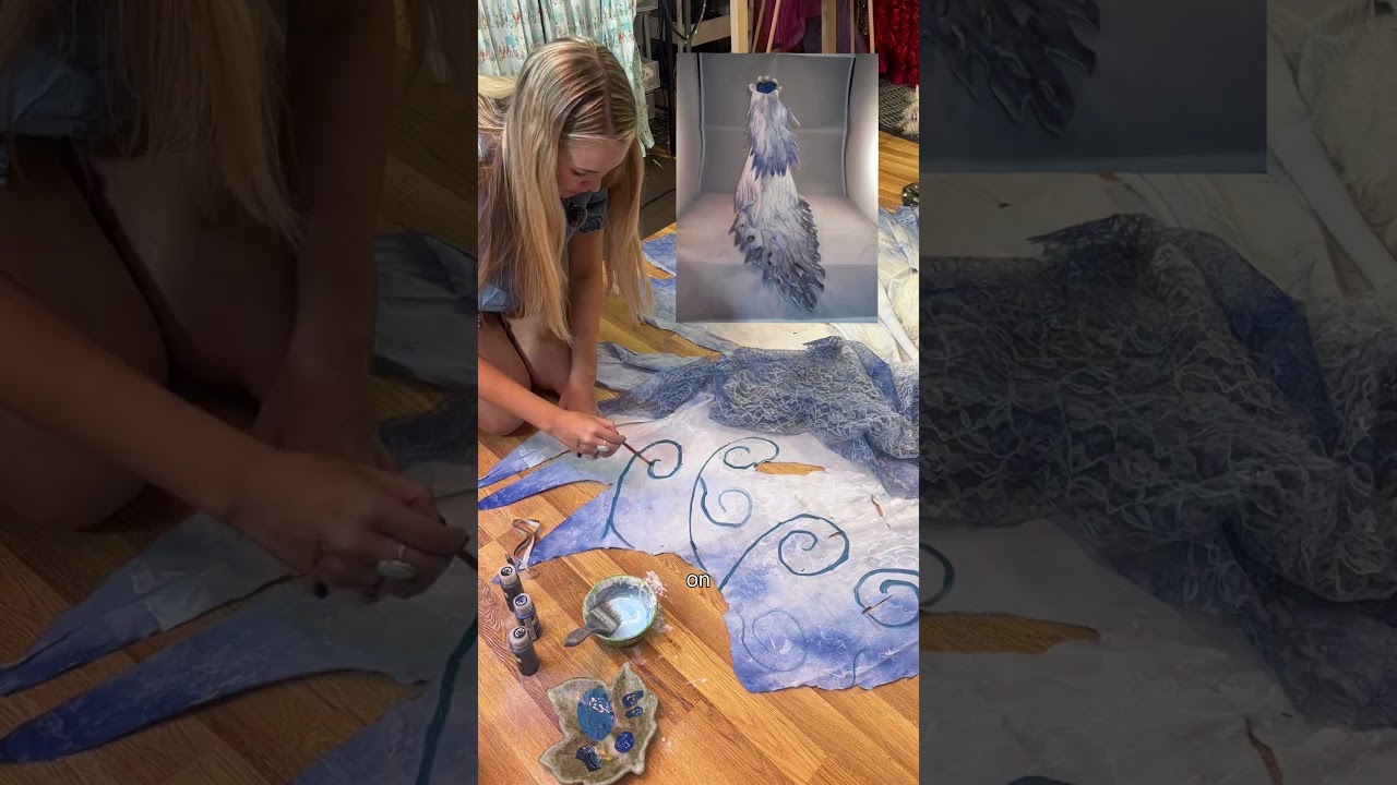 We love a costume thrift flipped! I am making Emily’s dress from the corpse bride movie! #sewing